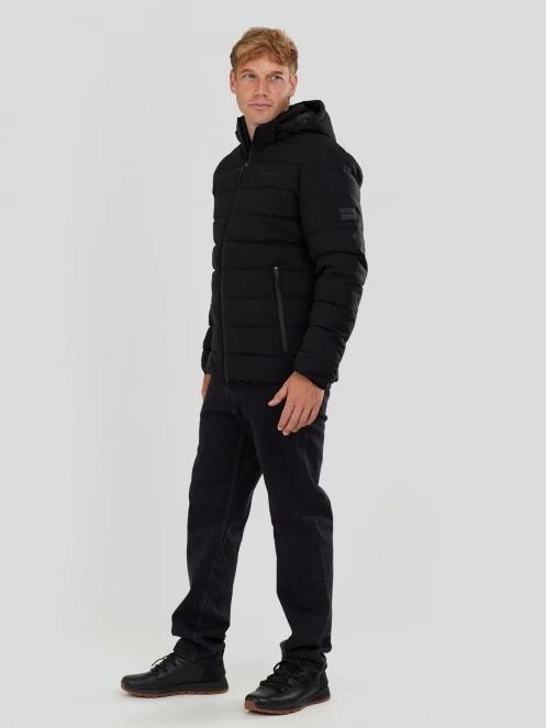 geaca matlasata de tranzitie pt. barbati Fundango Hubble Padded Jacket negru 4
