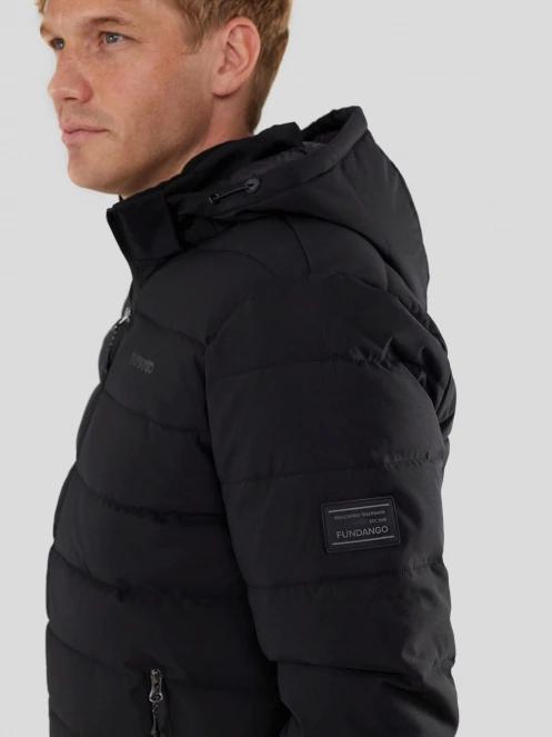 geaca matlasata de tranzitie pt. barbati Fundango Hubble Padded Jacket negru 5