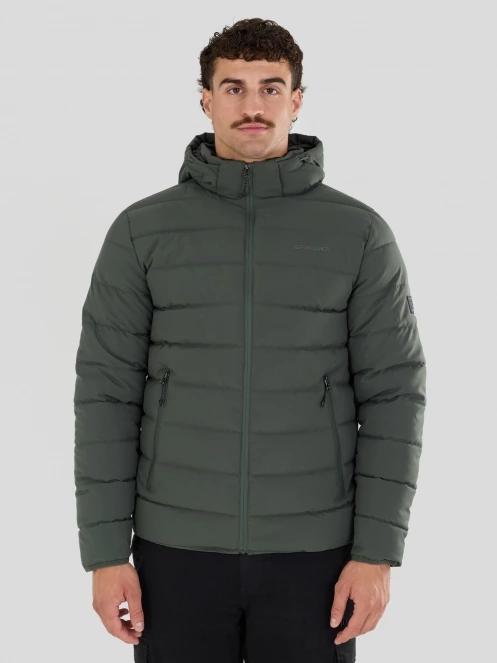 geaca matlasata de tranzitie pt. barbati Fundango Hubble Padded Jacket negru 2