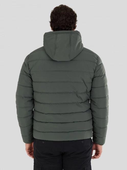 geaca matlasata de tranzitie pt. barbati Fundango Hubble Padded Jacket negru 3