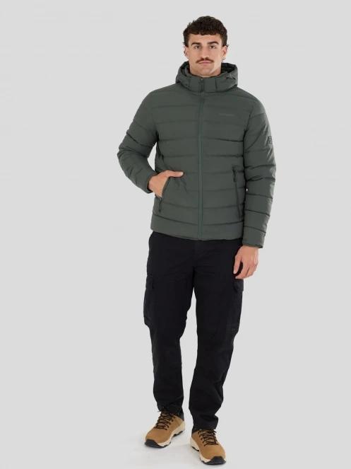 geaca matlasata de tranzitie pt. barbati Fundango Hubble Padded Jacket negru 4