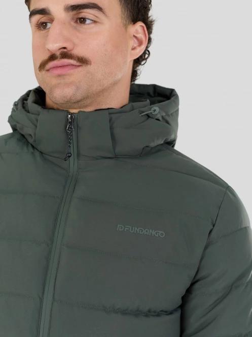geaca matlasata de tranzitie pt. barbati Fundango Hubble Padded Jacket negru 8