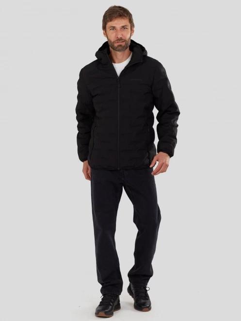 geaca de drumetie pt. barbati Fundango Smoke Eco Hooded Jacket negru 4