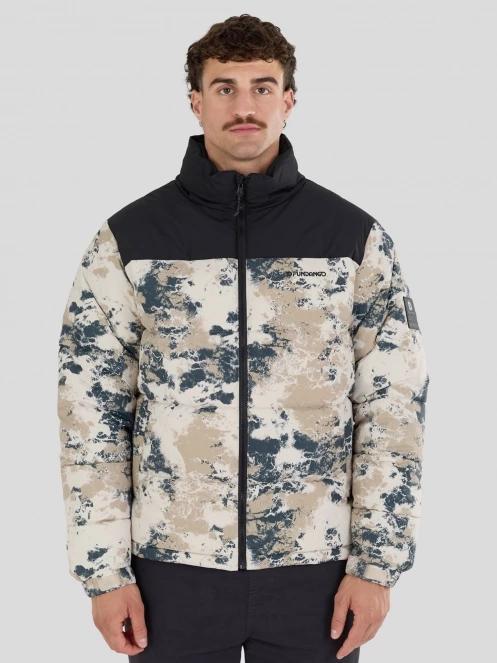 jacheta de primavara pt. barbati Fundango Winton Jacket nisip 2