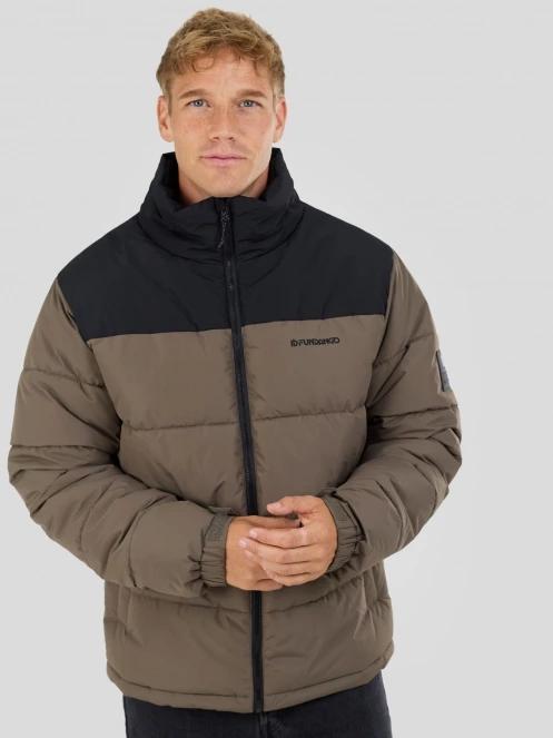 jacheta de primavara pt. barbati Fundango Winton Jacket maro 2