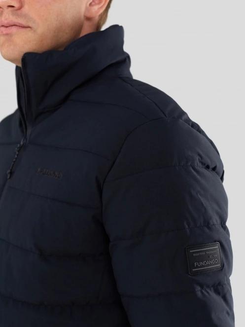 geaca matlasata de tranzitie pt. barbati Fundango Arson Padded Jacket albastru inchis 5