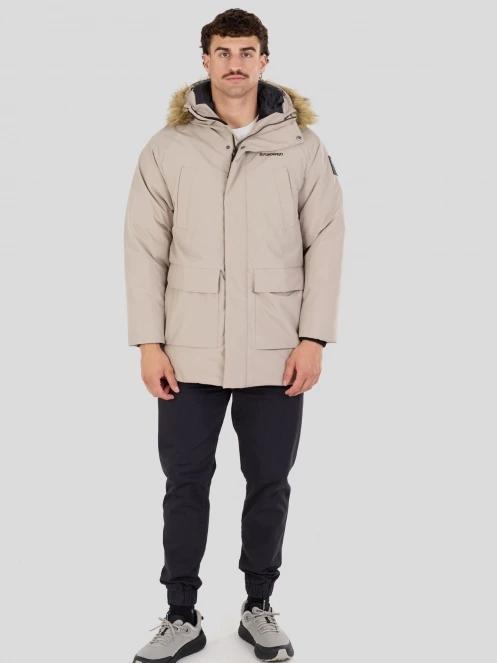 jacheta de iarna pt. barbati Fundango Spirit II Parka Jacket nisip 5