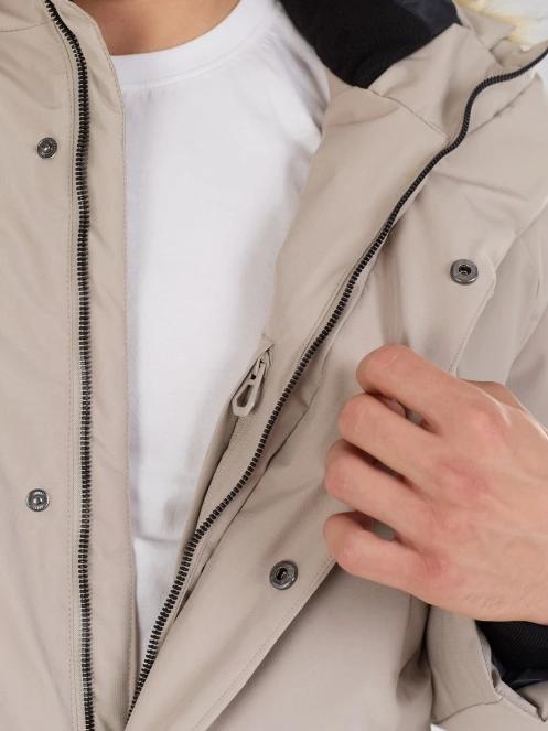 jacheta de iarna pt. barbati Fundango Spirit II Parka Jacket nisip 8