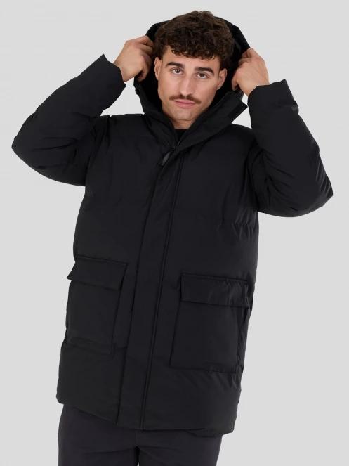 gaca de iarna matlasata pt. barbati Fundango Nordvik Parka Jacket negru 2
