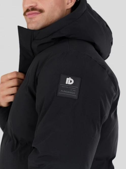 gaca de iarna matlasata pt. barbati Fundango Nordvik Parka Jacket negru 6