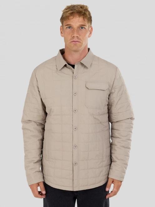 jacheta camasa pt. barbati Fundango Grido Padded Shirt Jacket nisip 2