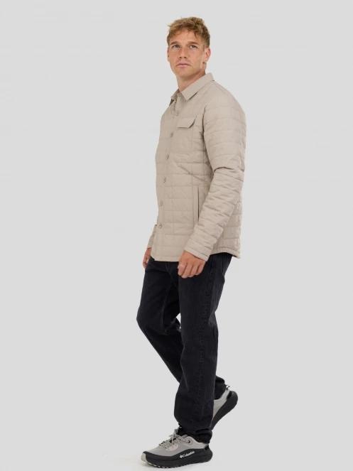 jacheta camasa pt. barbati Fundango Grido Padded Shirt Jacket nisip 4