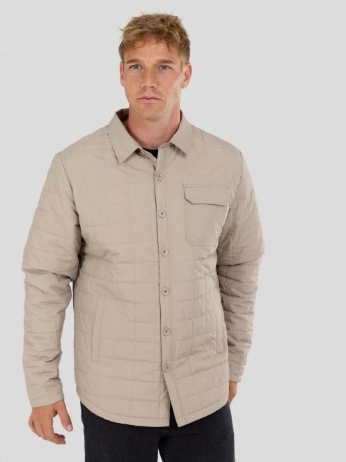 jacheta camasa pt. barbati Fundango Grido Padded Shirt Jacket nisip 5