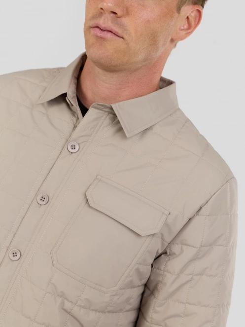 jacheta camasa pt. barbati Fundango Grido Padded Shirt Jacket nisip 6