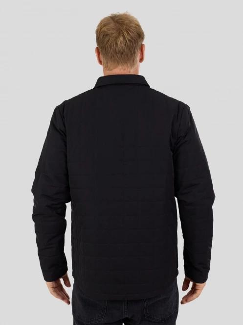 jacheta camasa pt. barbati Fundango Grido Padded Shirt Jacket negru 3