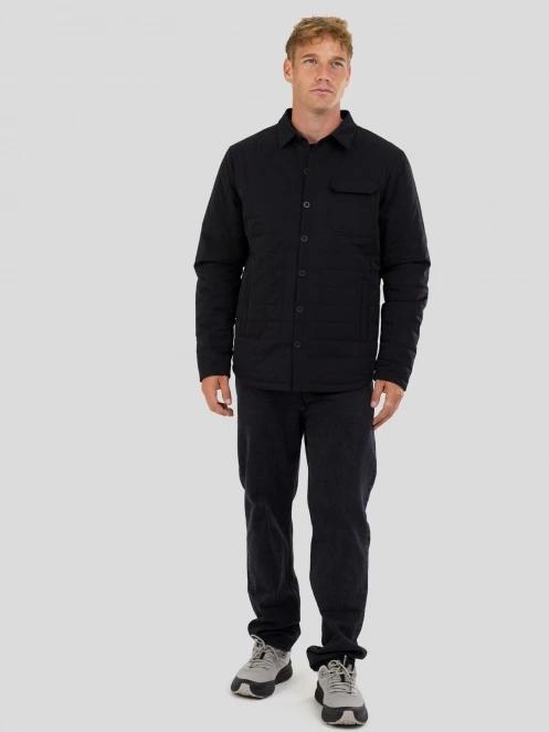 jacheta camasa pt. barbati Fundango Grido Padded Shirt Jacket negru 4
