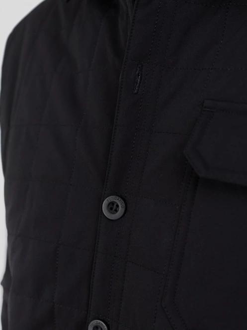 jacheta camasa pt. barbati Fundango Grido Padded Shirt Jacket negru 5
