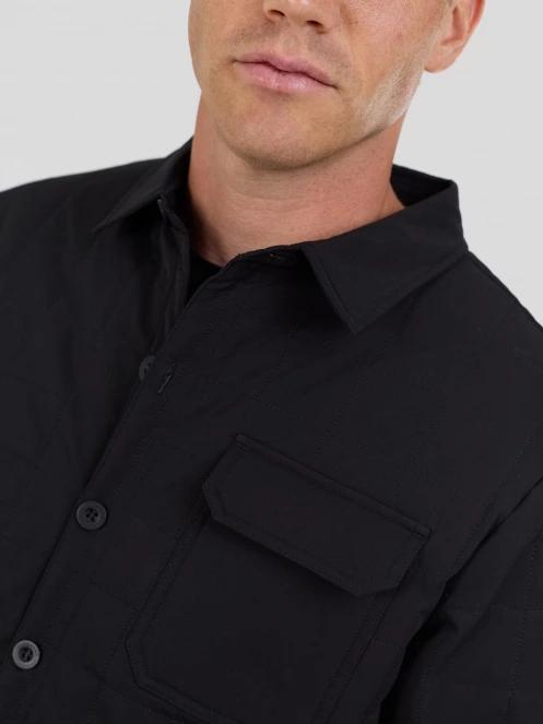 jacheta camasa pt. barbati Fundango Grido Padded Shirt Jacket negru 6