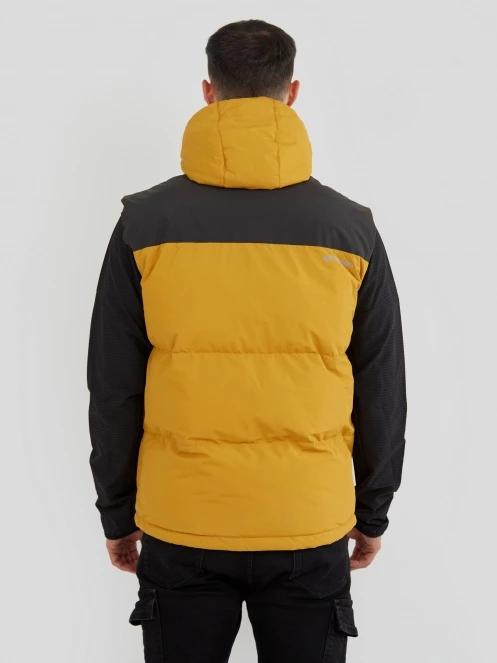 vesta pt. barbati Fundango Laurel Padded Vest galben 3