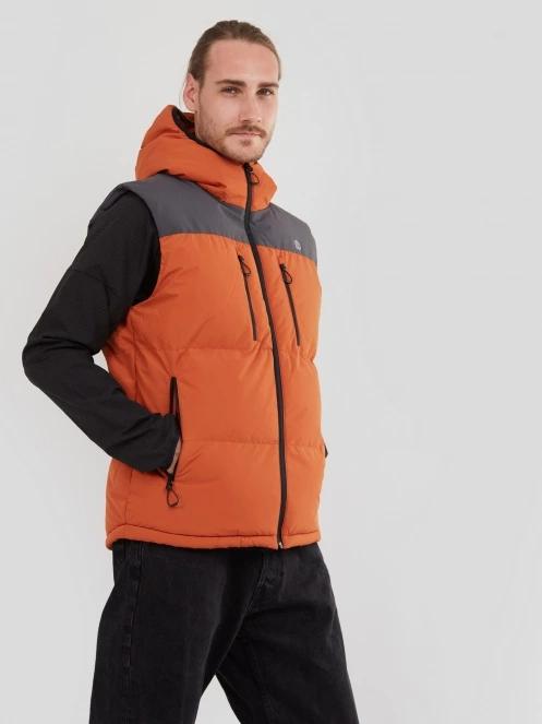 vesta pt. barbati Fundango Laurel Padded Vest rosu 5