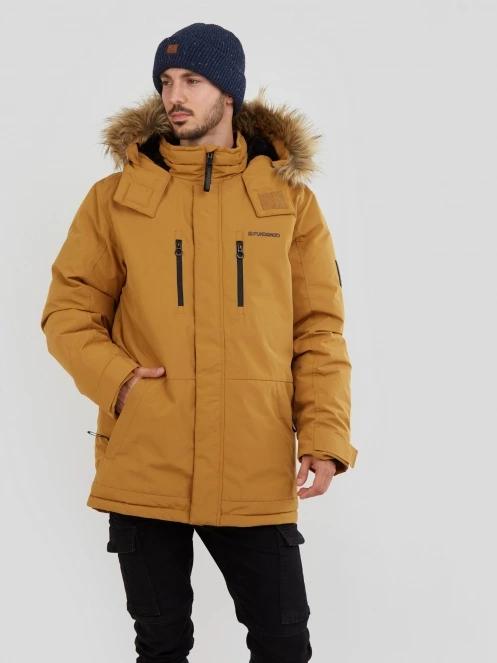 jacheta de iarna pt. barbati Fundango Spirit Parka Jacket maro 2