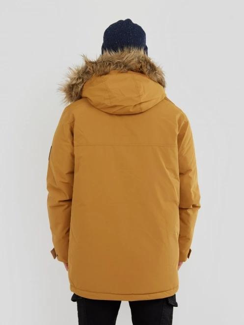 jacheta de iarna pt. barbati Fundango Spirit Parka Jacket maro 3