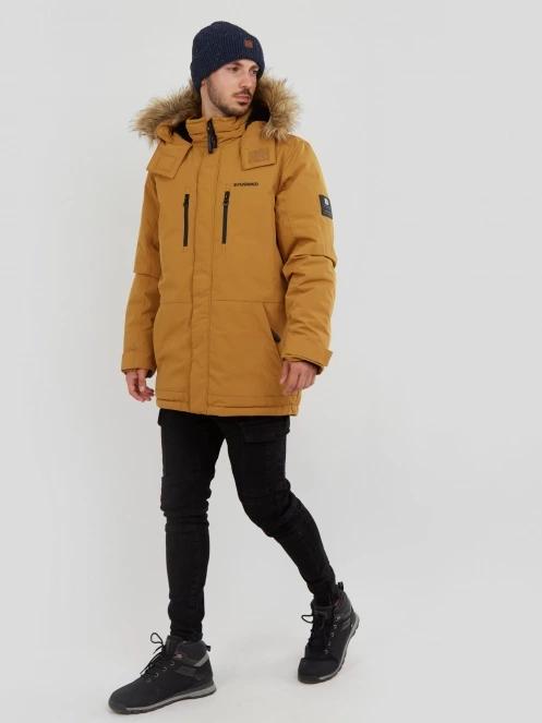 jacheta de iarna pt. barbati Fundango Spirit Parka Jacket maro 4
