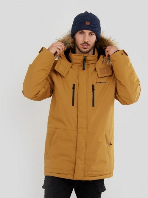 jacheta de iarna pt. barbati Fundango Spirit Parka Jacket maro 5
