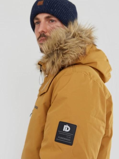 jacheta de iarna pt. barbati Fundango Spirit Parka Jacket maro 6