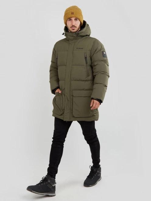 jacheta de iarna pt. barbati Fundango Spirit Puffer Jacket oliv 4
