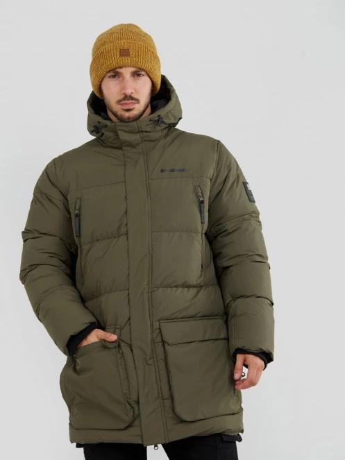 jacheta de iarna pt. barbati Fundango Spirit Puffer Jacket oliv 5