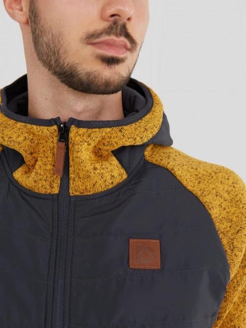 pulover polar pt. barbati Fundango Obsidian Hybrid Jacket maro 6