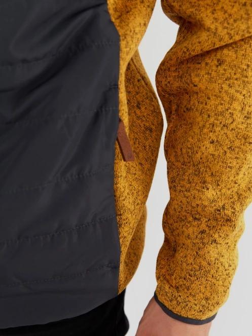 pulover polar pt. barbati Fundango Obsidian Hybrid Jacket maro 7
