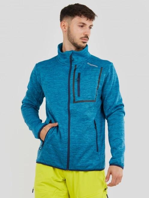 pulover polar pt. barbati Fundango Jefferson Fleece Jacket albastru 2