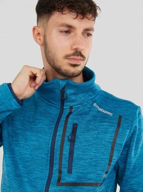 pulover polar pt. barbati Fundango Jefferson Fleece Jacket albastru 5