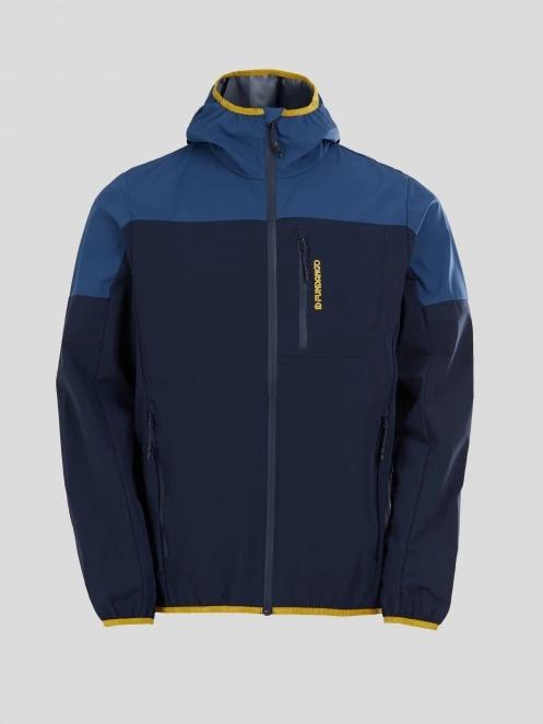 jacheta softshell pt. barbati Fundango Alloy Hooded Softshell albastru inchis 8