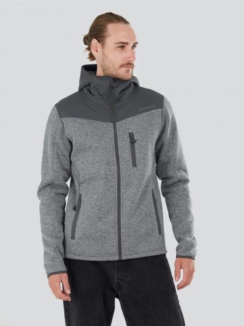 pulover polar pt. barbati Fundango Ashford Insulated Fleece Jacket gri 2