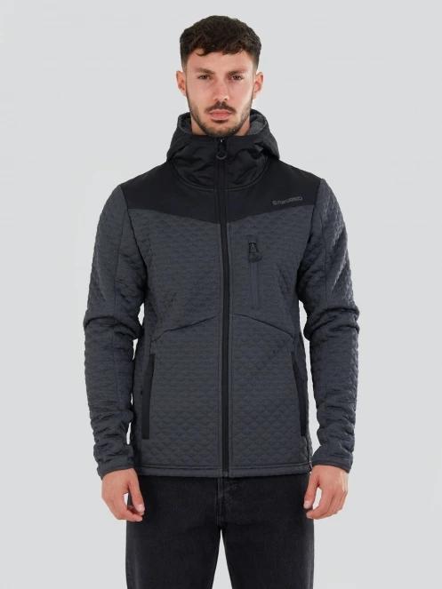 pulover polar pt. barbati Fundango Ashford Insulated Fleece Jacket gri 2
