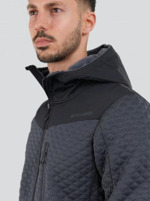 pulover polar pt. barbati Fundango Ashford Insulated Fleece Jacket gri 7