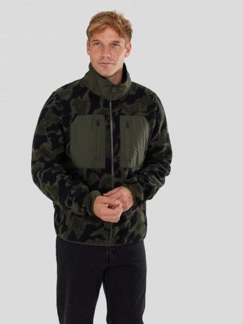 strat intermediar hibrid pt. barbati Fundango Haven Hybrid Jacket negru 5