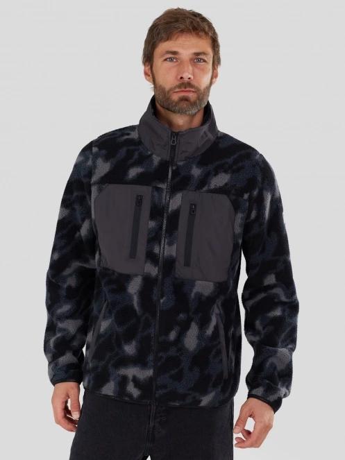 strat intermediar hibrid pt. barbati Fundango Haven Hybrid Jacket negru 2