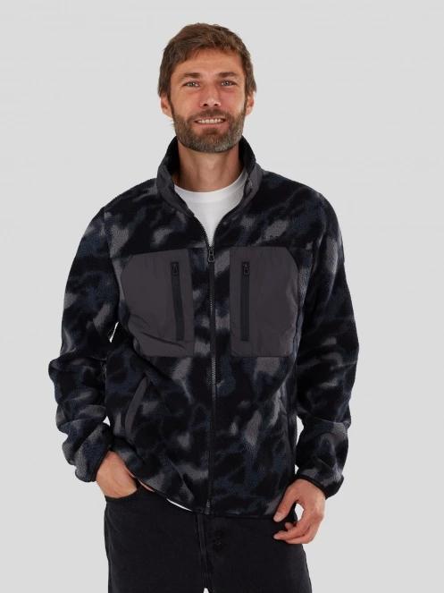 strat intermediar hibrid pt. barbati Fundango Haven Hybrid Jacket negru 5