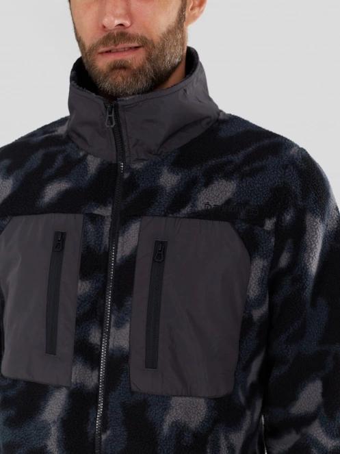 strat intermediar hibrid pt. barbati Fundango Haven Hybrid Jacket negru 6