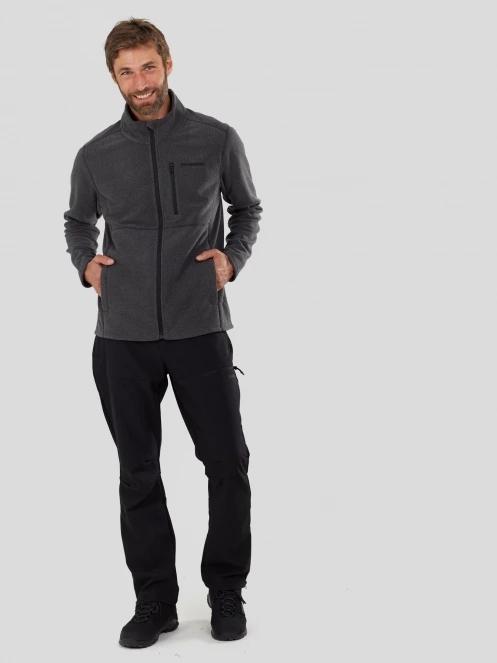 pulover polar pt. barbati Fundango Jeffrey Fullzip Fleece negru 4