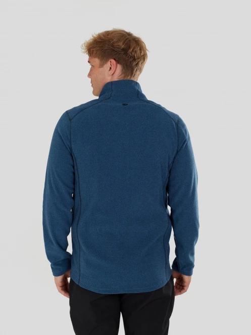 pulover polar pt. barbati Fundango Jeffrey Fleece Jacket albastru inchis 3