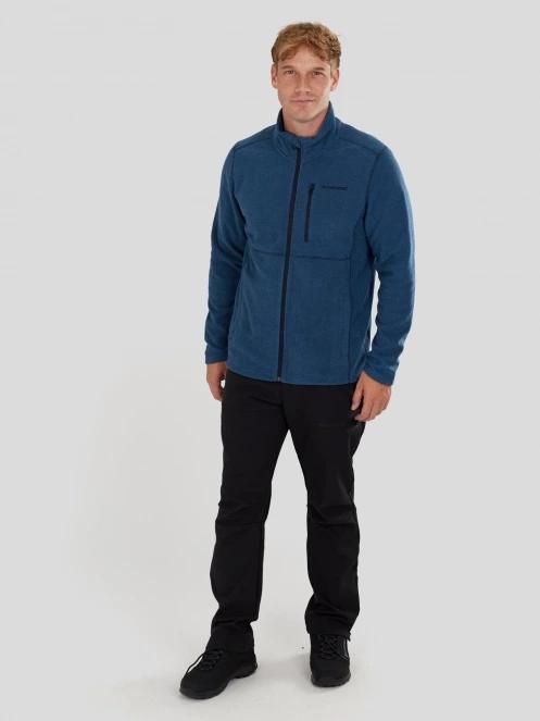 pulover polar pt. barbati Fundango Jeffrey Fleece Jacket albastru inchis 4