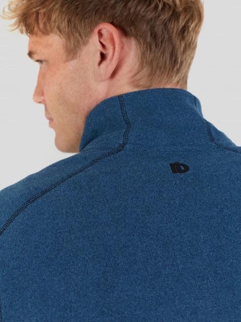pulover polar pt. barbati Fundango Jeffrey Fleece Jacket albastru inchis 5