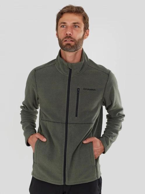 pulover polar pt. barbati Fundango Jeffrey Fleece Jacket oliv 2