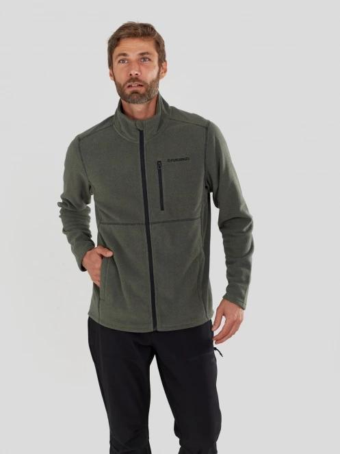 pulover polar pt. barbati Fundango Jeffrey Fleece Jacket oliv 5