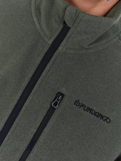 pulover polar pt. barbati Fundango Jeffrey Fleece Jacket oliv 6